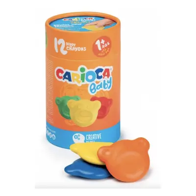 Carioca Baby Teddy voskovky 12ks