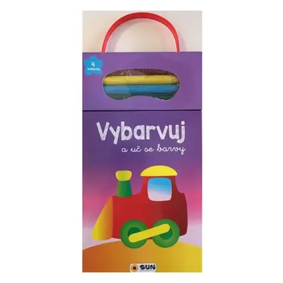 Vláček - Vybarvuj a uč se barvy