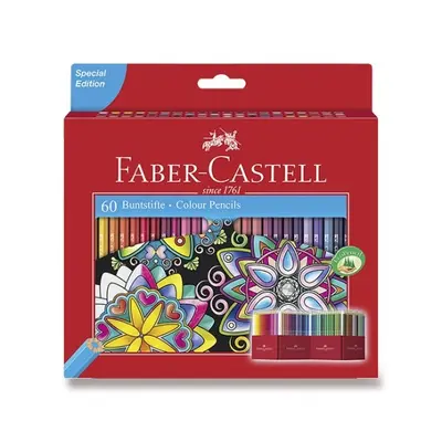 Pastelky Faber Castell šestiboké 60ks pap.krabička