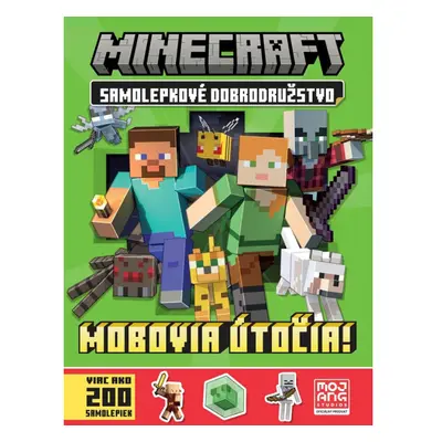 Minecraft - Samolepkové dobrodružstvo - Mobovia útočia!