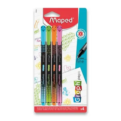 Liner Graph´Peps Deco souprava 4 ks pastelové barvy