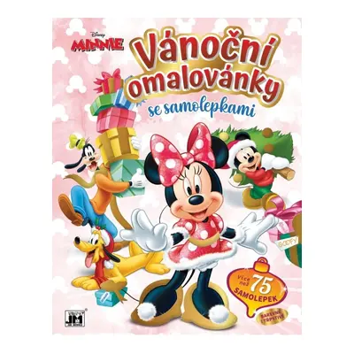 Minnie - Vánoční omalovánky se samolepkami