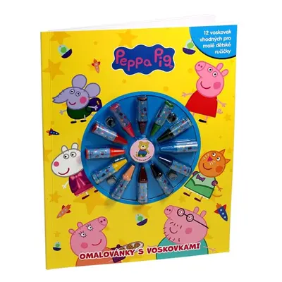 Peppa Pig - Omalovánky s voskovkami