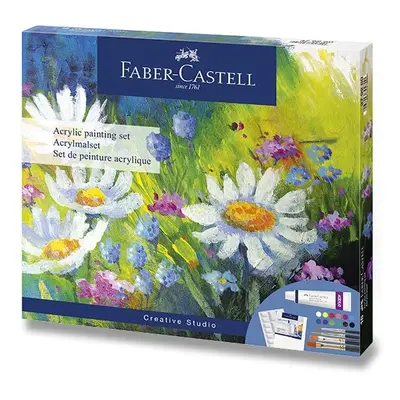 Akrylové barvy Faber-Castell sada 18 ks