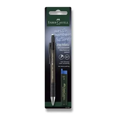 Mechanická tužka Faber-Castell Grip Matic 1377 0,7 mm, černá