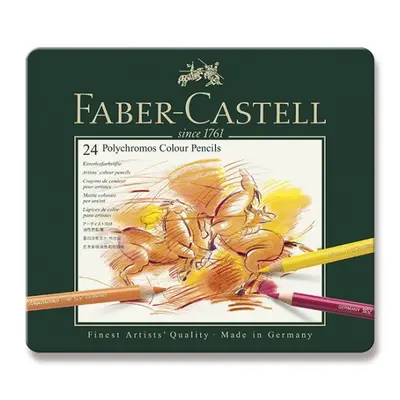 Pastelky Faber Castell Polychromos plech.krabička 24ks