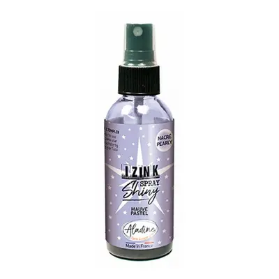 Perleťový inkoust ve spreji Aladine Izink Spray Shiny 80 ml - pastel lilac pastelová lila