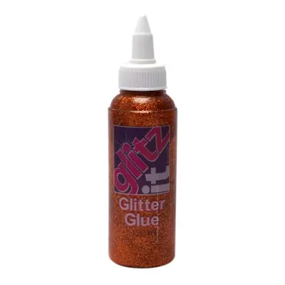 Glitrové lepidlo GLT43216, 120 ml, měděná