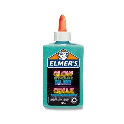 Lepidlo Elmer´s Glow in Dark Glue 147 ml, výběr barev modré