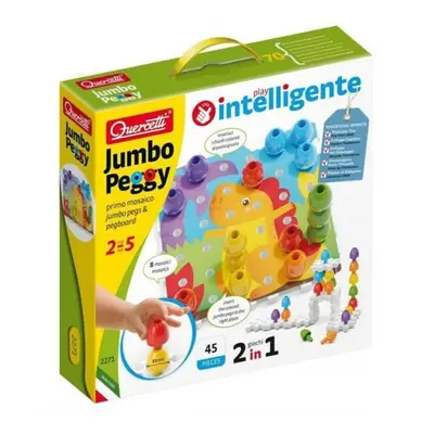 Jumbo Peggy jumbo pegs a pegboard - mozaika s velkými kolíčky