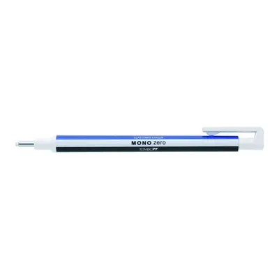 Tombow Gumovací tužka Mono Zero 2,3 mm - modrá/bílá/černá