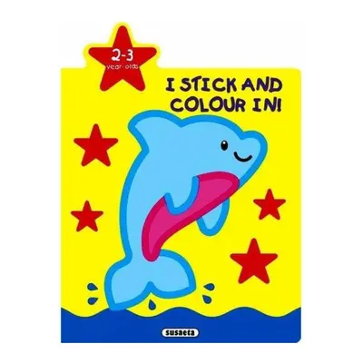 I stick and colour in! - Dolphin 2-3 ye