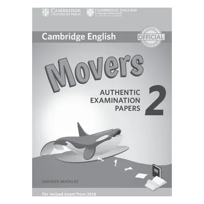 Cambridge English Young Learners 2 for revised exam from 2018 Movers Answer Booklet