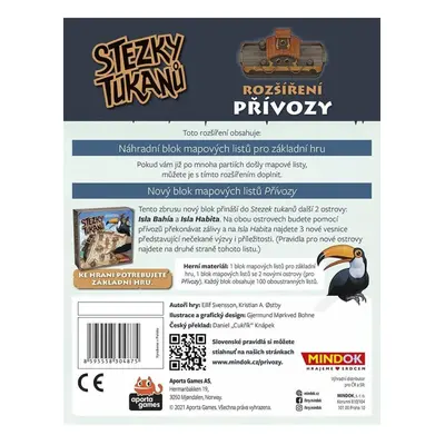 Stezky tukanů / rozšíření Přívozy