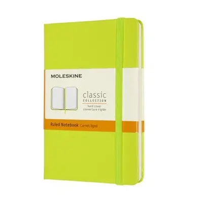 Moleskine Pocket Ruled Hardcover Notebook, Lemon Green