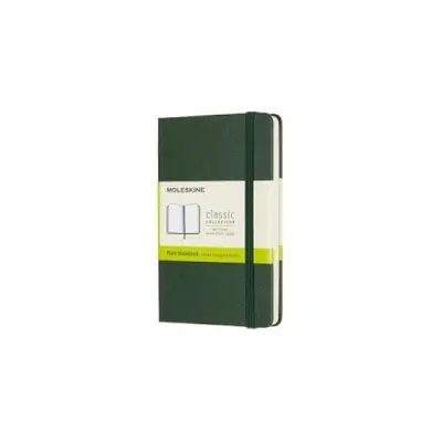 Moleskine Pocket Plain Hardcover Notebook, Myrtle Green