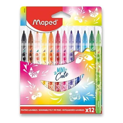 Dětské fixy Maped Color'Peps Jungle Mini Cute 12 barev