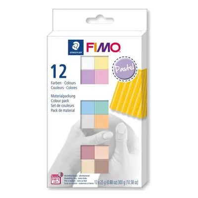 FIMO Soft sada 12 barev x 25 g - pastel