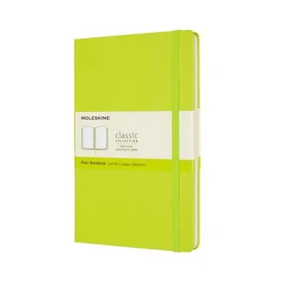 Moleskine Large Plain Hardcover Notebook, Lemon Green