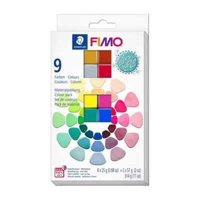 FIMO sada 10 barev - Efekt Mixing Pearls