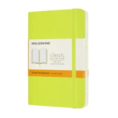 Moleskine Pocket Ruled Softcover Notebook, Lemon Green