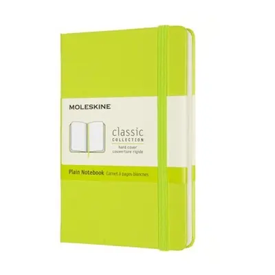 Moleskine Pocket Plain Hardcover Notebook, Lemon Green