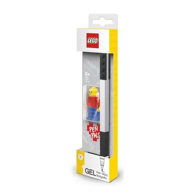 LEGO Gelové pero s minifigurkou - černé