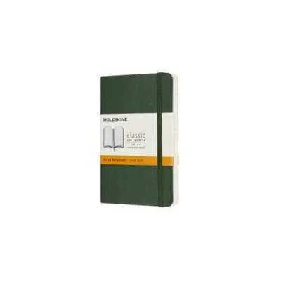 Moleskine Pocket Ruled Softcover Notebook, Myrtle Green