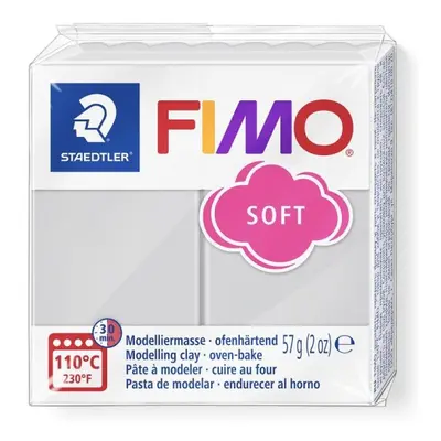 FIMO soft 57g - šedá