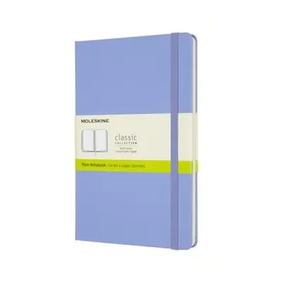 Moleskine Large Plain Hardcover Notebook, Hydrangea Blue