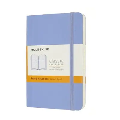 Moleskine Pocket Ruled Softcover Notebook, Hydrangea Blue