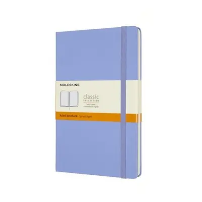 Moleskine Large Ruled Hardcover Notebook, Hydrangea Blue