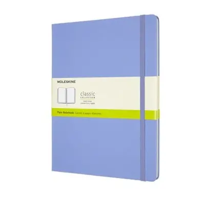 Moleskine Extra Large Plain Hardcover Notebook, Hydrangea Blue