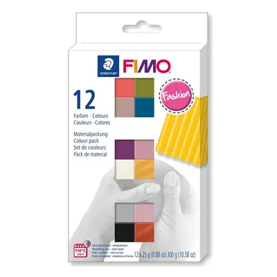 FIMO Soft sada 12 barev x 25 g - fashion