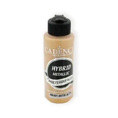 Metalická barva na všechny povrchy Cadence Hybrid metallic 70 ml - gold antická zlatá