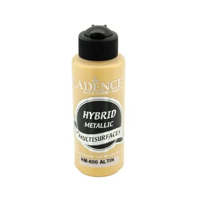 Metalická barva na všechny povrchy Cadence Hybrid Metallic 70 ml - gold zlatá