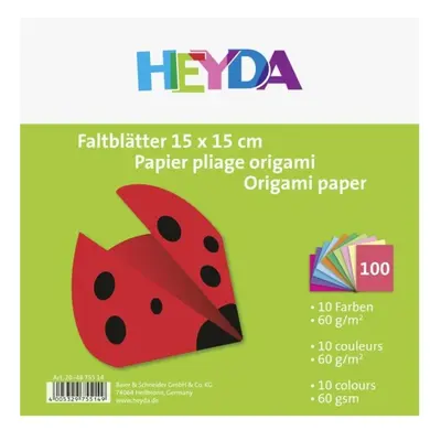 HEYDA Papíry na origami 15 x 15 cm ( 100 ks )