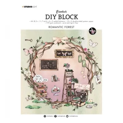 DIY Blok s výseky, A4, 32 l. - Romantic Forest