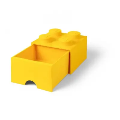 Úložný box LEGO s šuplíkem 4 - žlutý