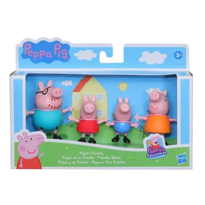 PRASÁTKO PEPPA PEPPINA RODINKA SADA 4 FIGUREK