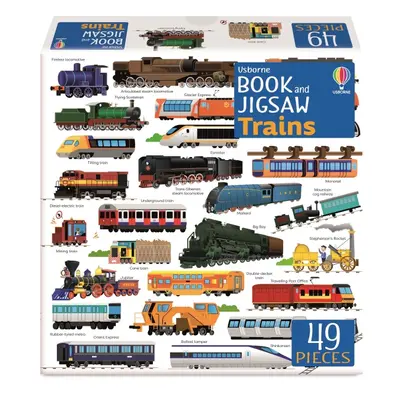 Usborne Book and Jigsaw Trains Usborne Publishing