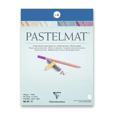 Blok Clairefontaine Pastelmat No.4 18x24cm, 12 listů, 360g Clairefontaine