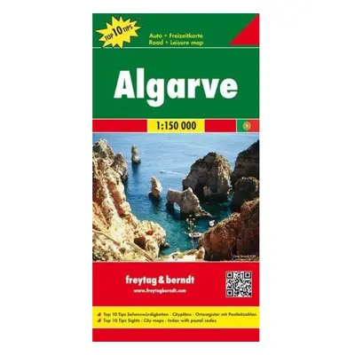 AK 9801 Algarve 1:150 000 / automapa + mapa volného času FREYTAG-BERNDT, spol. s r.o.