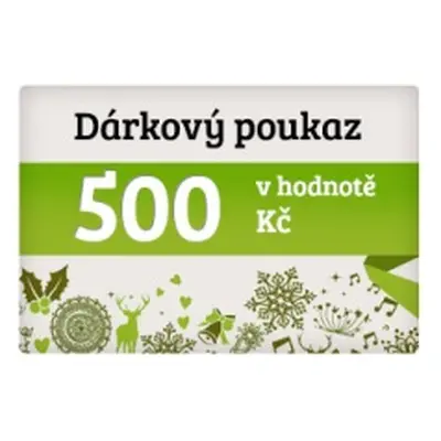 Dárkový poukaz v hodnotě 500 Kč AJSHOP.cz