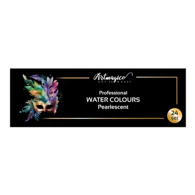 Artmagico - Professional Water colours Pearlescent 24 pcs Artmagico