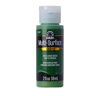 FolkArt Multi-Surface Acrylic Paint - 59 ml různé barvy Multi surface: CLASSIC GREEN Folkart