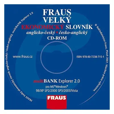 FRAUS Velký ekonomický slovník anglicko-český / česko-anglický CD-ROM Fraus