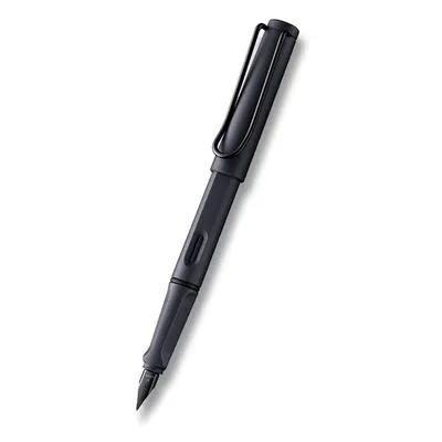 Lamy Safari Steel Black plnicí pero hrot M LAMY