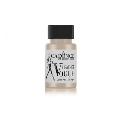 Metalická barva Leather Vogue, 50 ml - platinová Aladine