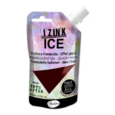 Poloprůhledná barva Izink Ice 80 ml - coffee hnědá Aladine